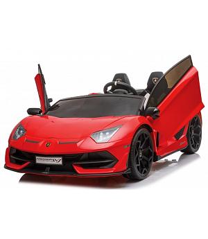 COCHE Lamborghini Aventador SVJ- 24V, 2 PLAZAS, ROJO, MANDO RC - BC- SX-2028
